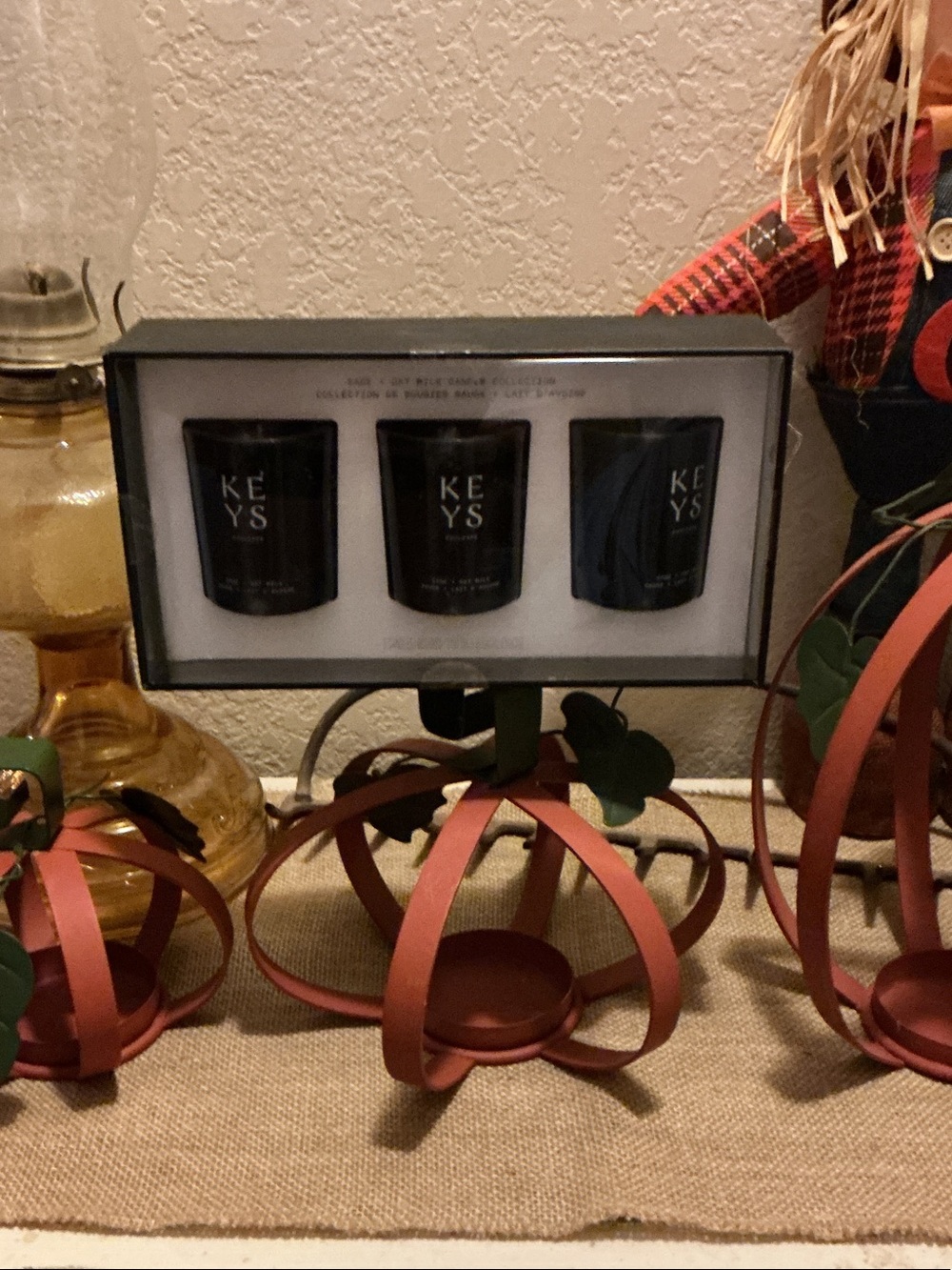 Black Scented Candle Gift Set